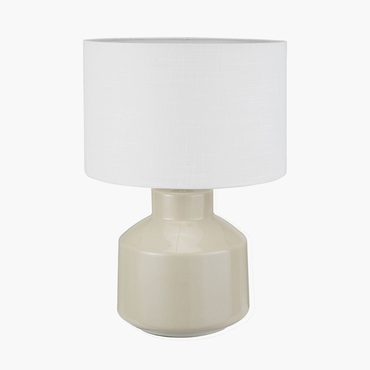 Pacific Lifestyle Nora Cream Crackle Effect Table Lamp