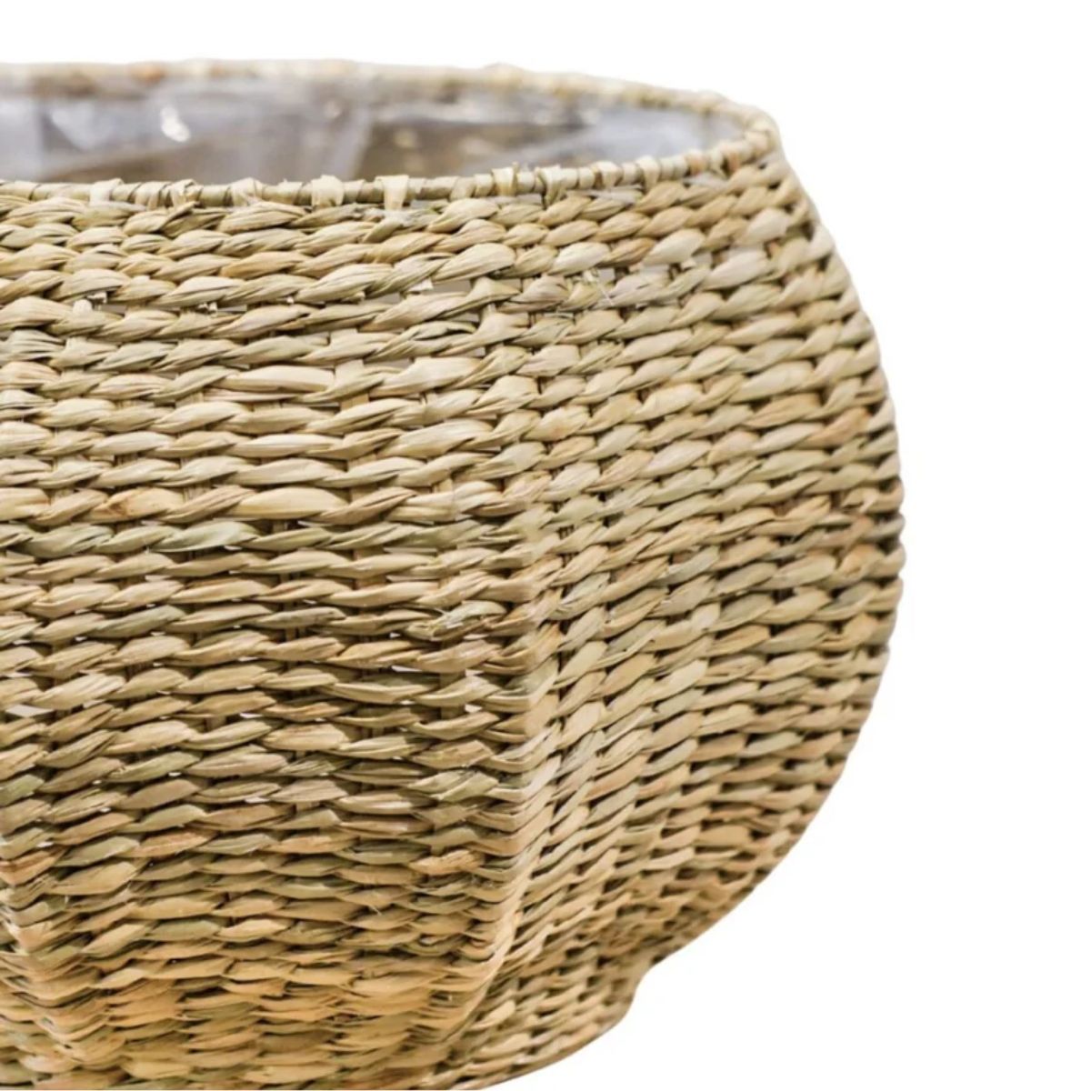 Ivyline Norwick Seagrass Pumpkin Basket H19cm D28cm