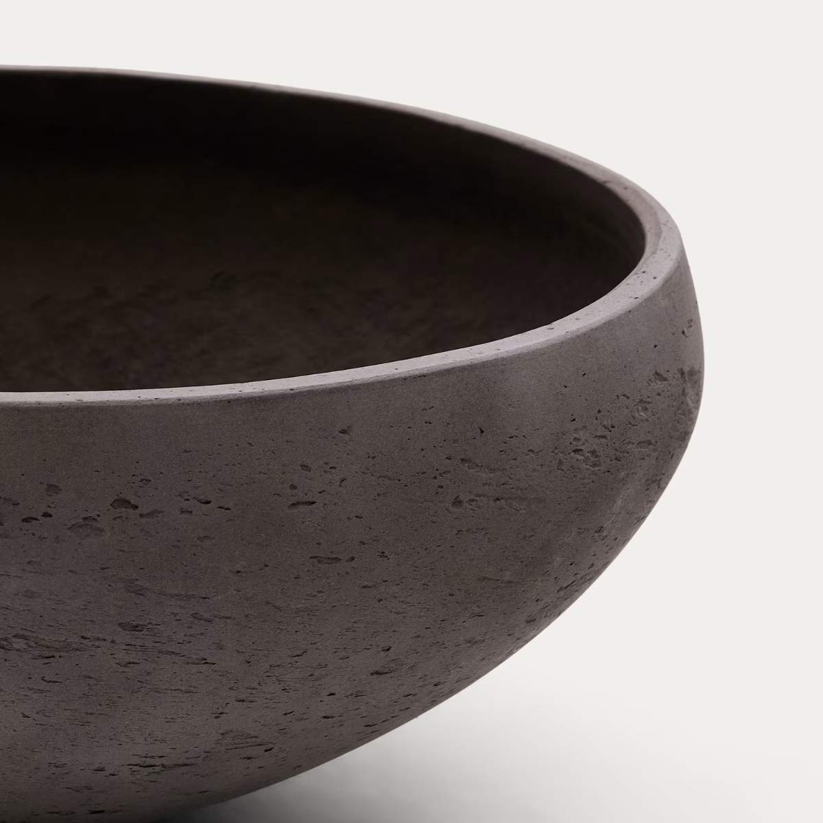 Kave Home Set of 2 Nura terracotta cement-effect planters Ø55 cm