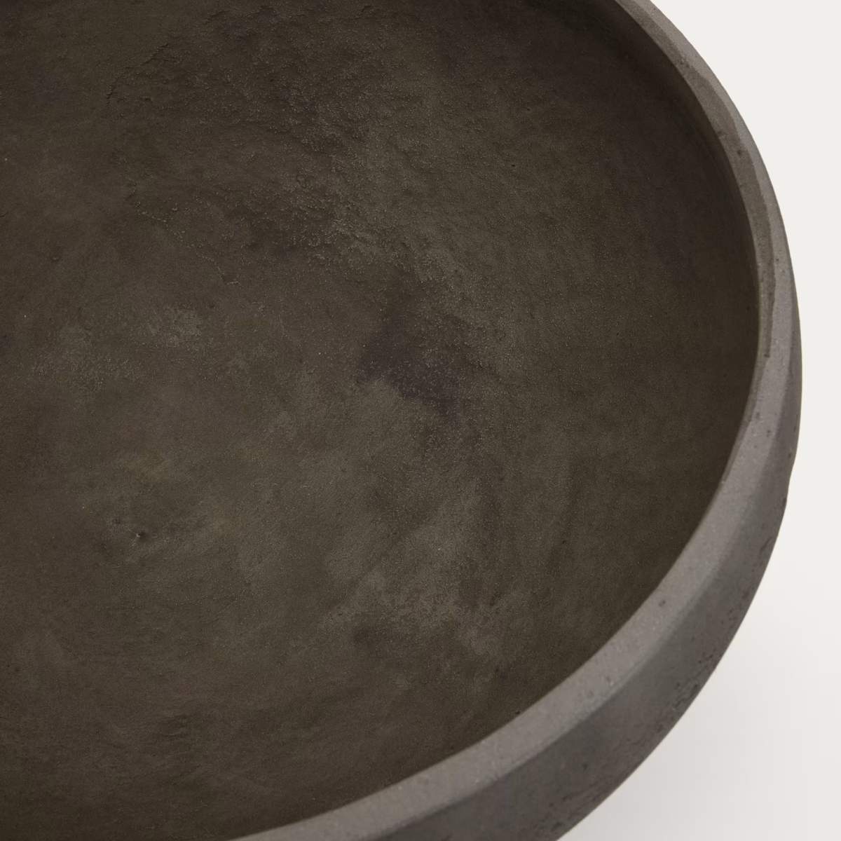 Kave Home Set of 2 Nura terracotta cement-effect planters Ø55 cm