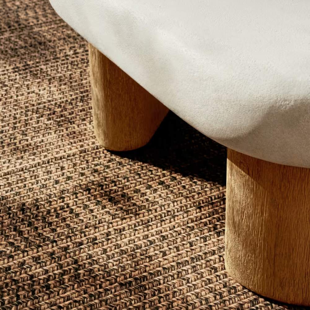 Kave Home Labra Coffee Table in Cement and Acacia Wood – 140 x 70cm