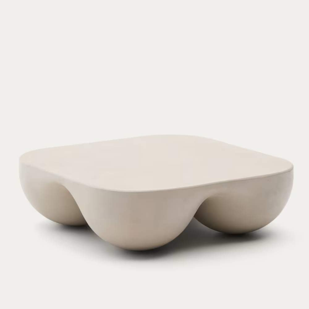 Kave Home Colba Polystone Coffee Table 100cm x 100cm