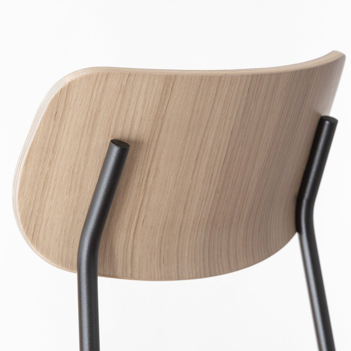 John Green Otis Tube Oak Chair seat rear