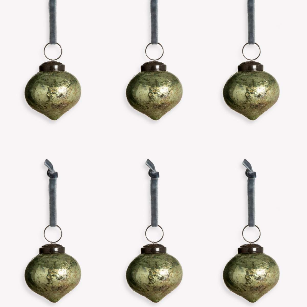 Garden Trading Oakfield Mini Drop Set of 6 Antique Rosemary - Pack of 4