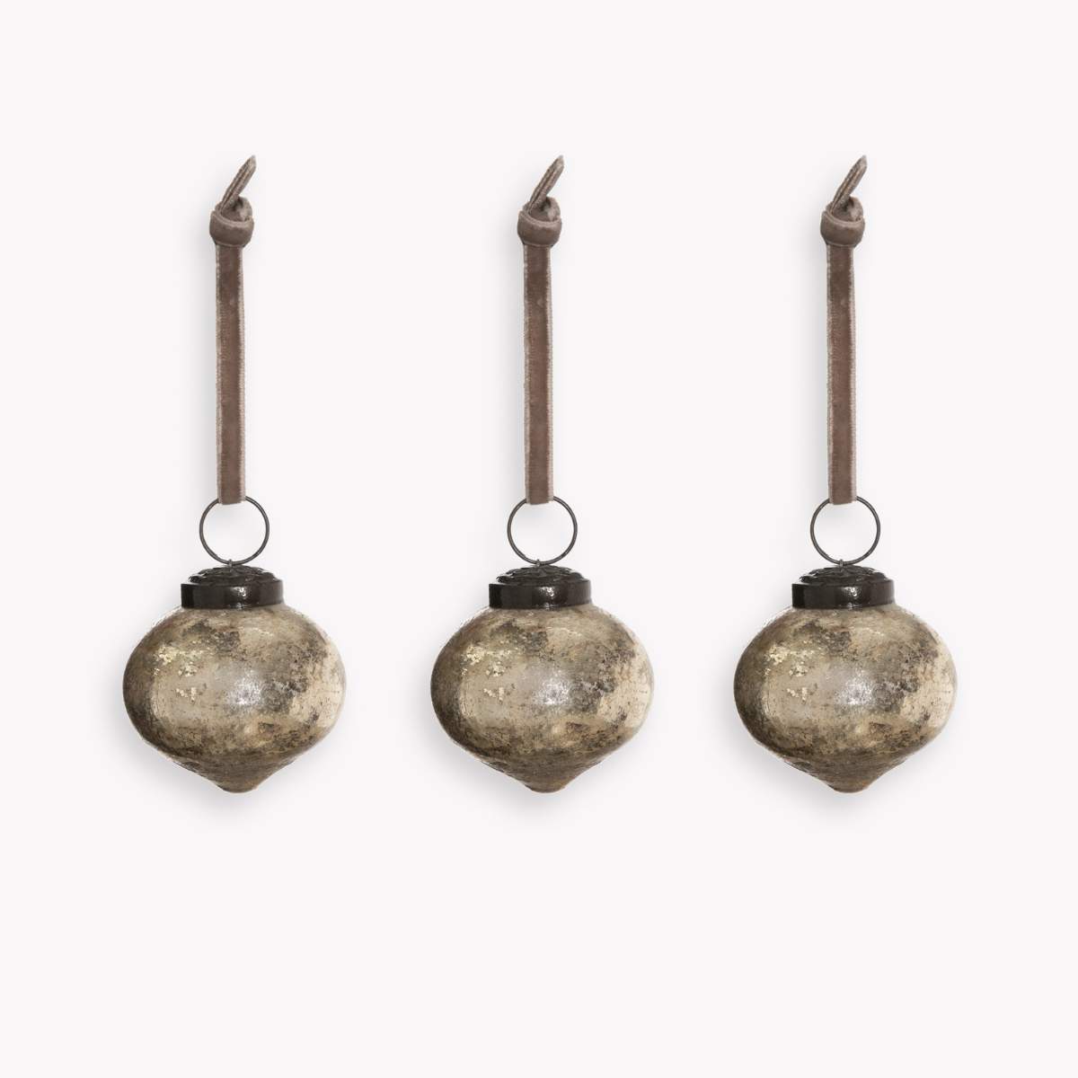 Garden Trading Oakfield Mini Drop Set of 6 Antique Truffle - Pack of 4