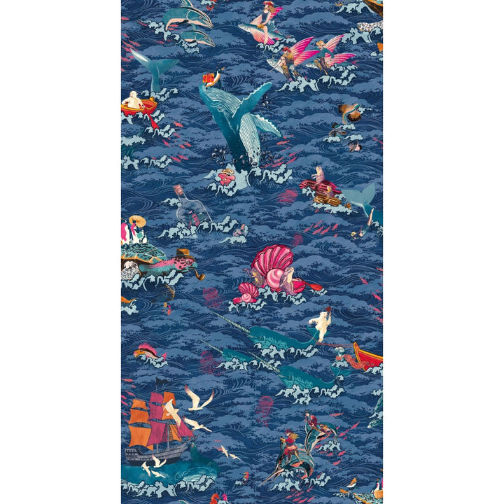 Brand Mckenzie Ocean Waves Wallpaper Deep Water