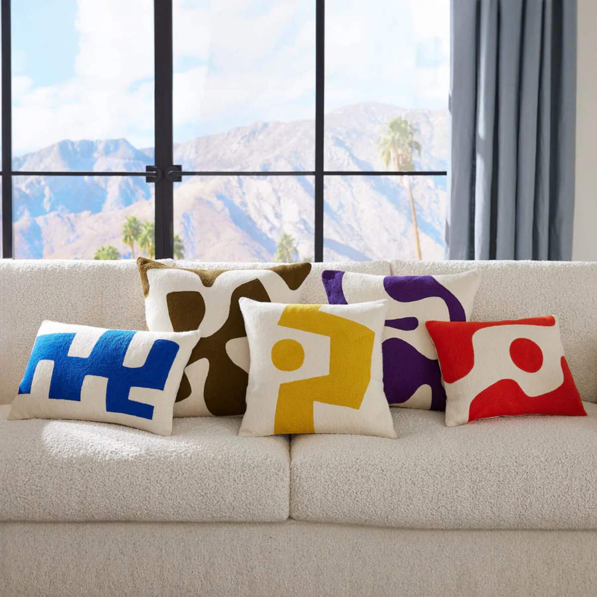 Jonathan Adler Ojai Blocks Cushion