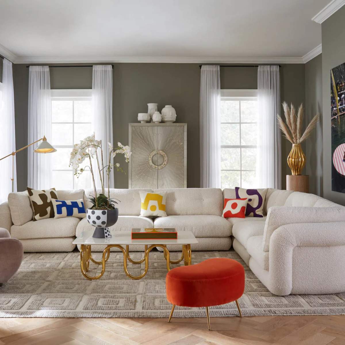 Jonathan Adler Ojai Branch Cushion