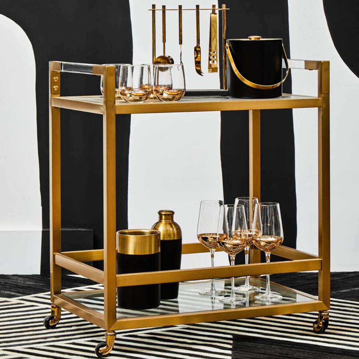 Beaumonde Home Omari Bar Tools with Stand Set