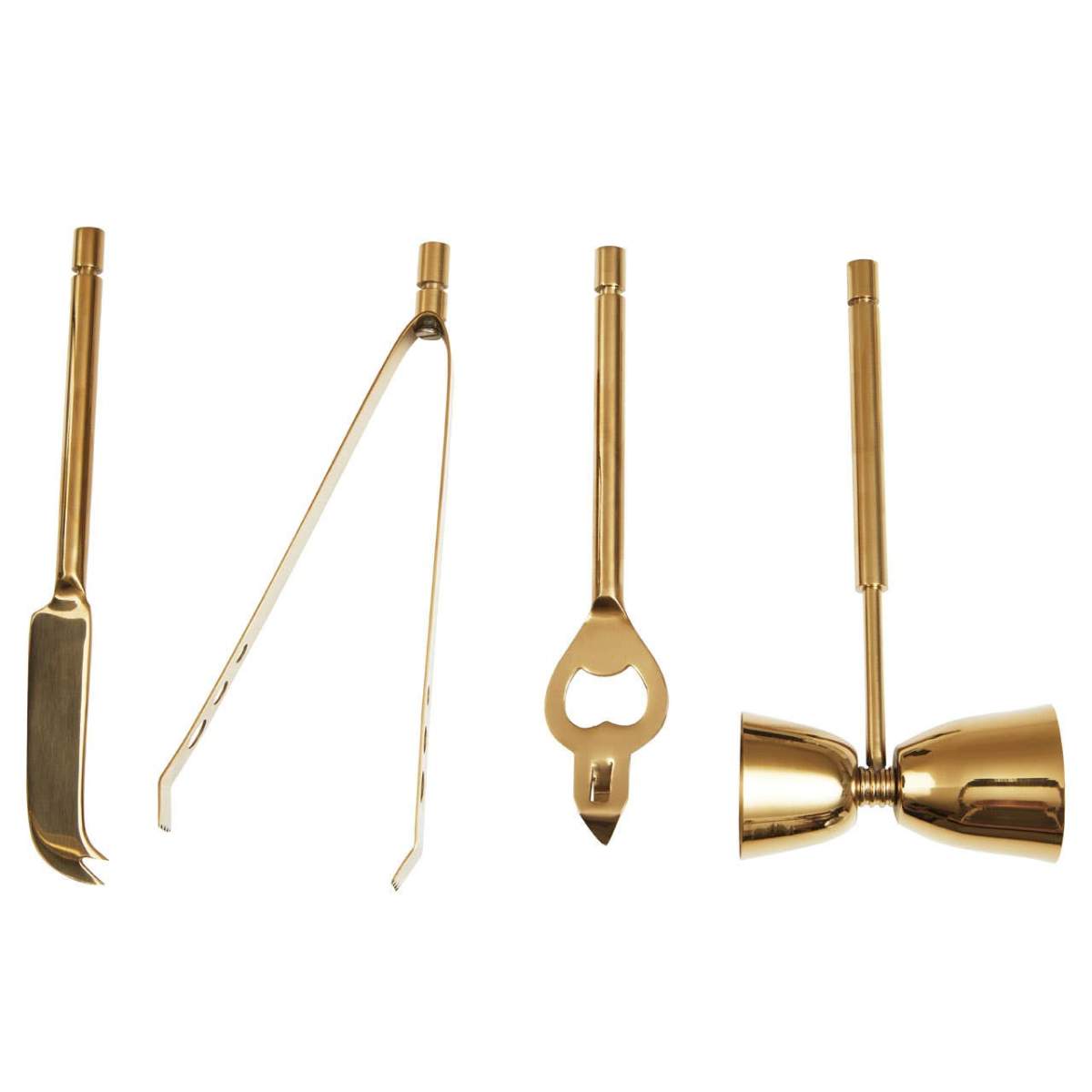 Beaumonde Home Omari Bar Tools with Stand Set