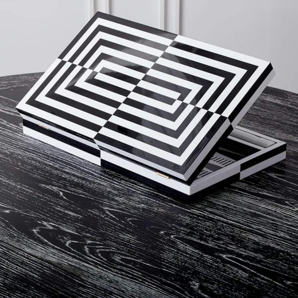 Jonathan Adler Op Art Backgammon Set