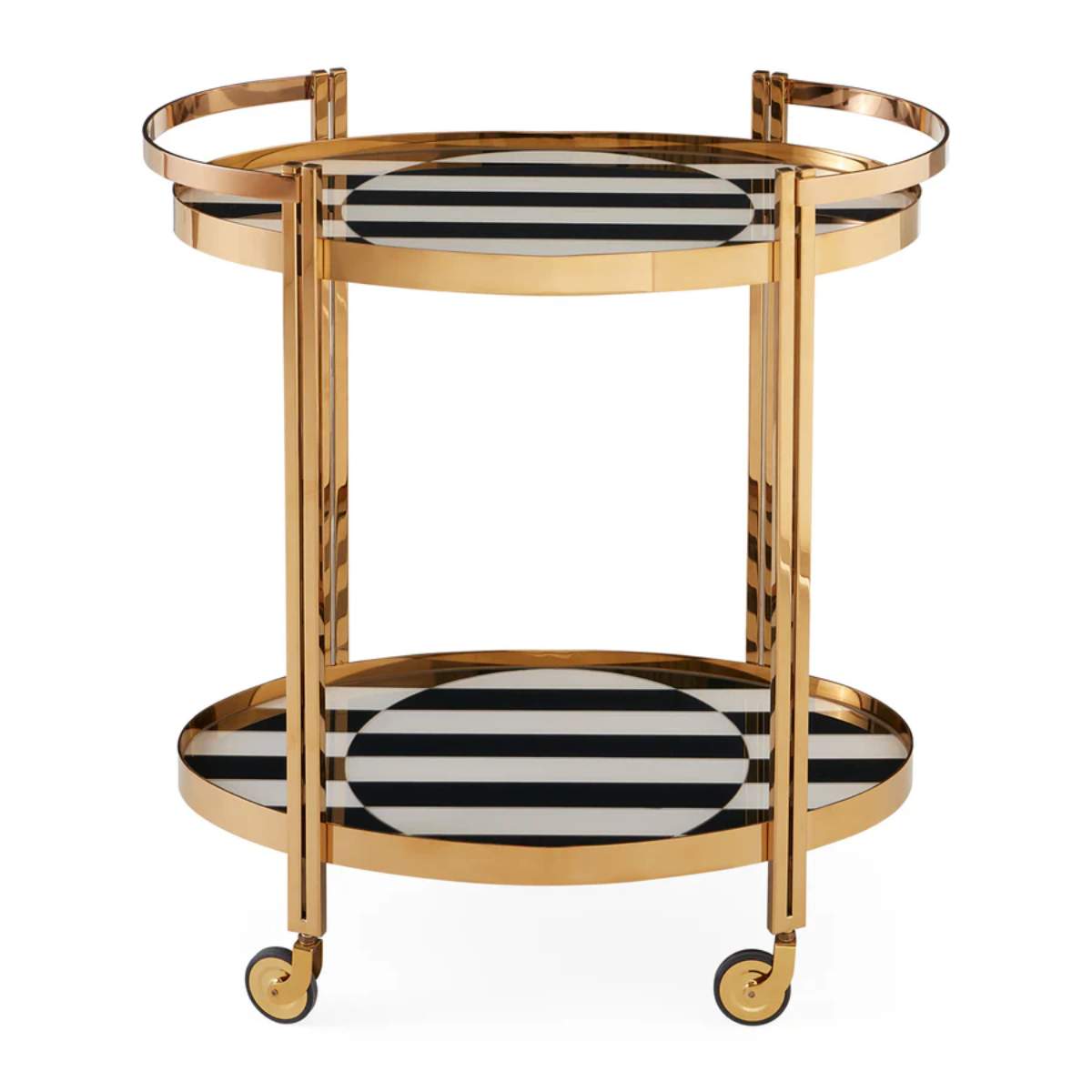 Jonathan Adler Op Art Bar Cart