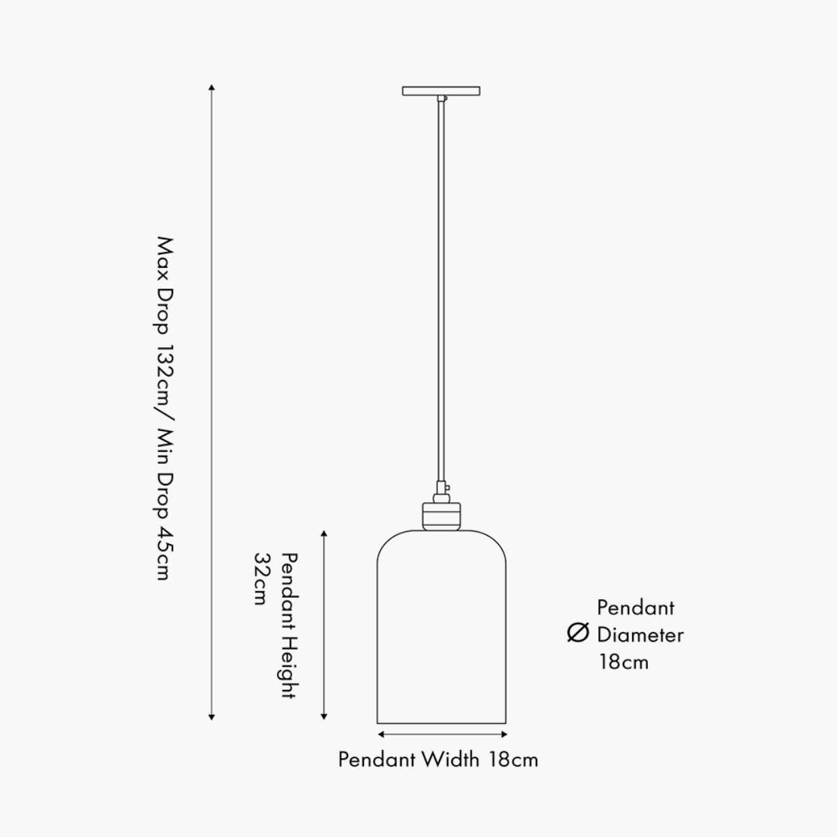 Pacific Lifestyle Ophelia Mercurial Glass Pendant
