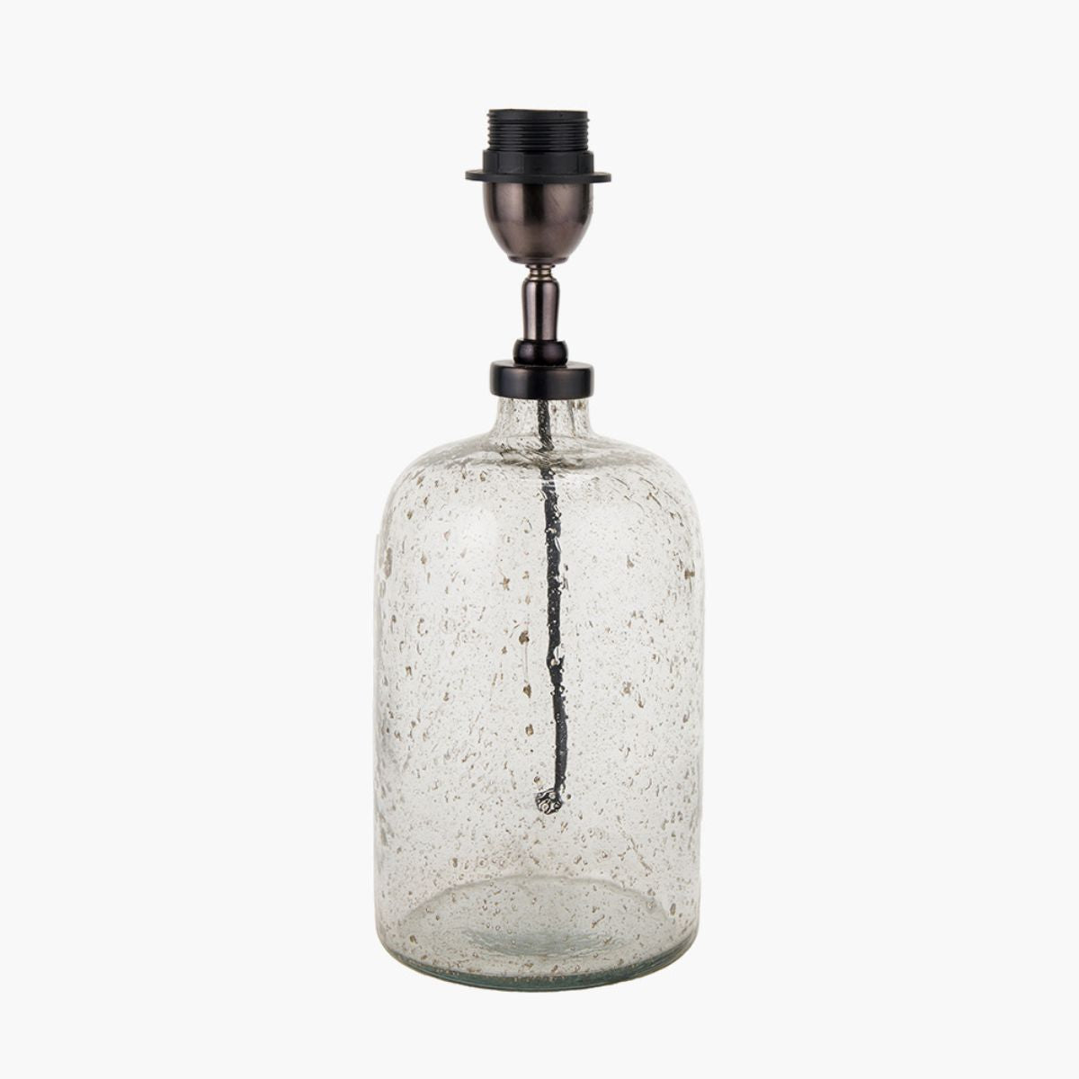Pacific Lifestyle Ophelia Small Grey Bubble Glass Table Lamp Base