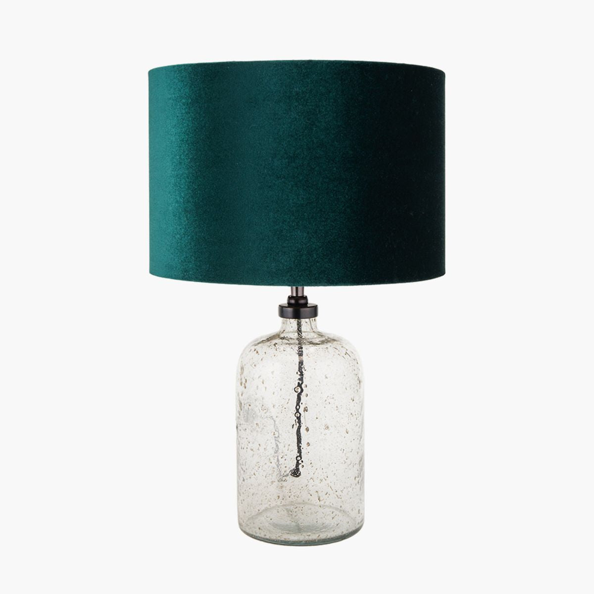 Pacific Lifestyle Ophelia Small Grey Bubble Glass Table Lamp Base