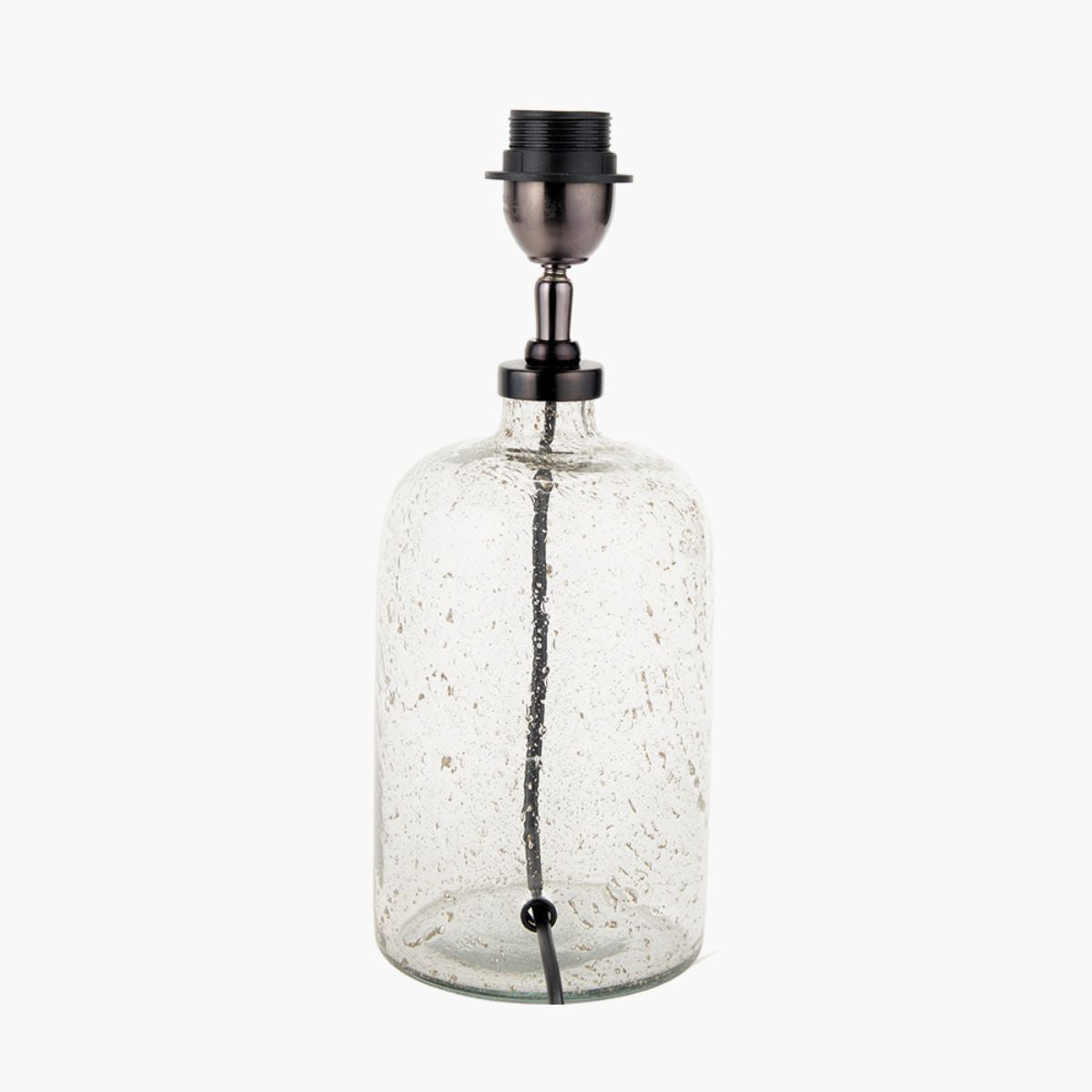 Pacific Lifestyle Ophelia Small Grey Bubble Glass Table Lamp Base