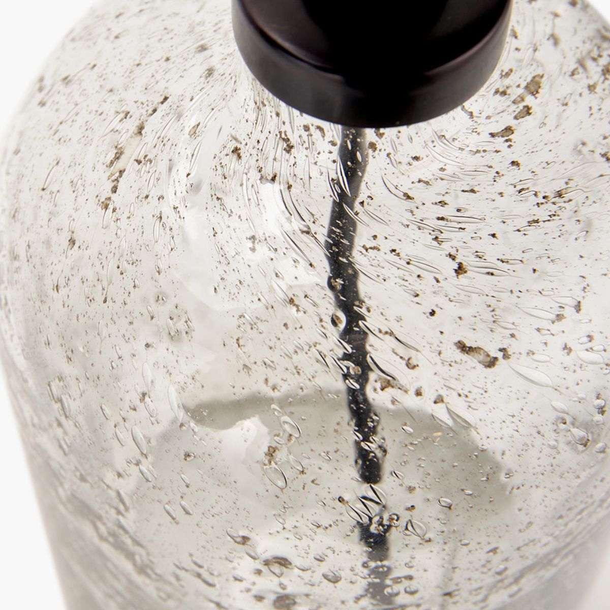 Pacific Lifestyle Ophelia Small Grey Bubble Glass Table Lamp Base