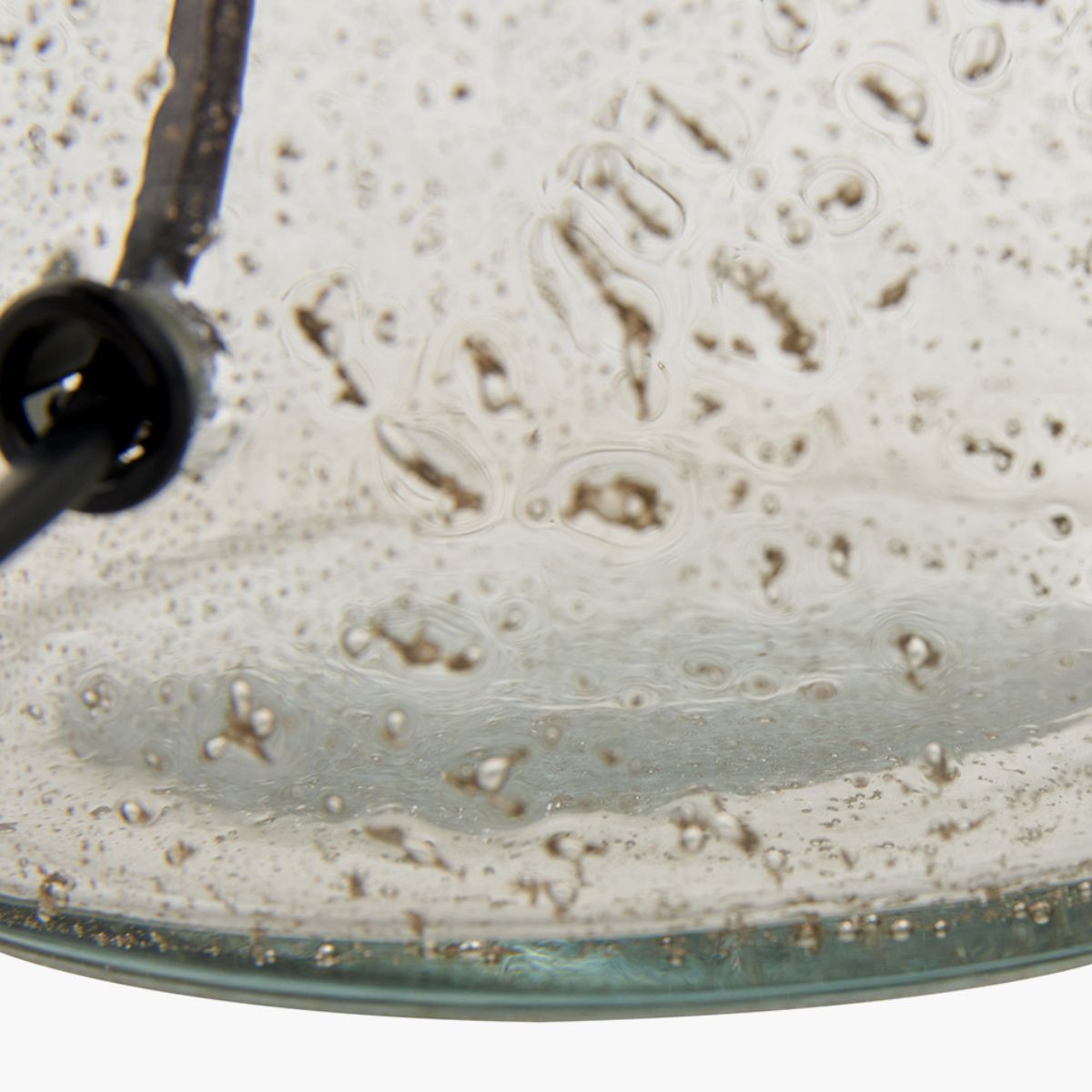 Pacific Lifestyle Ophelia Small Grey Bubble Glass Table Lamp Base
