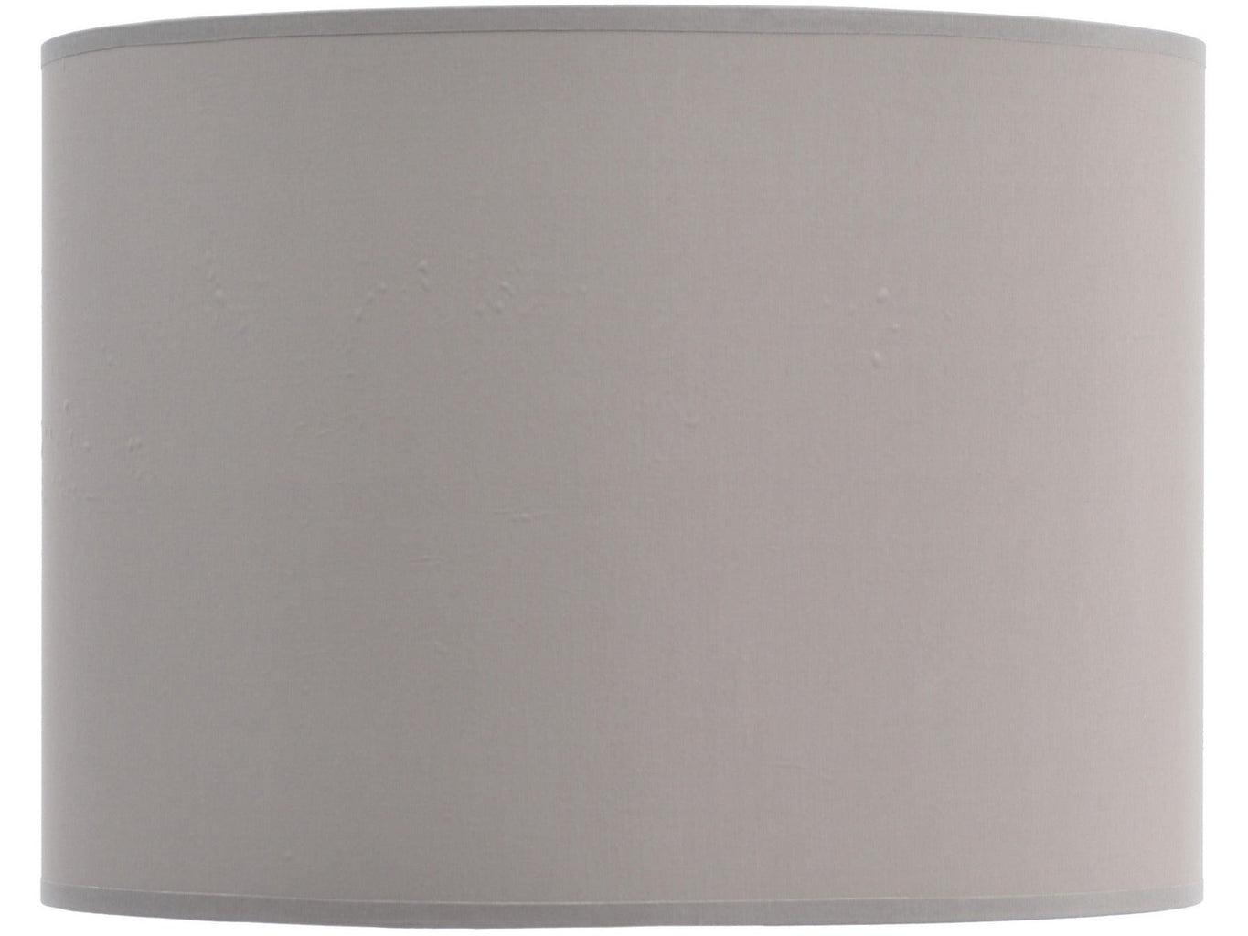 Opulent Taupe and Champagne Lined Drum 14" Lampshade-Beaumonde