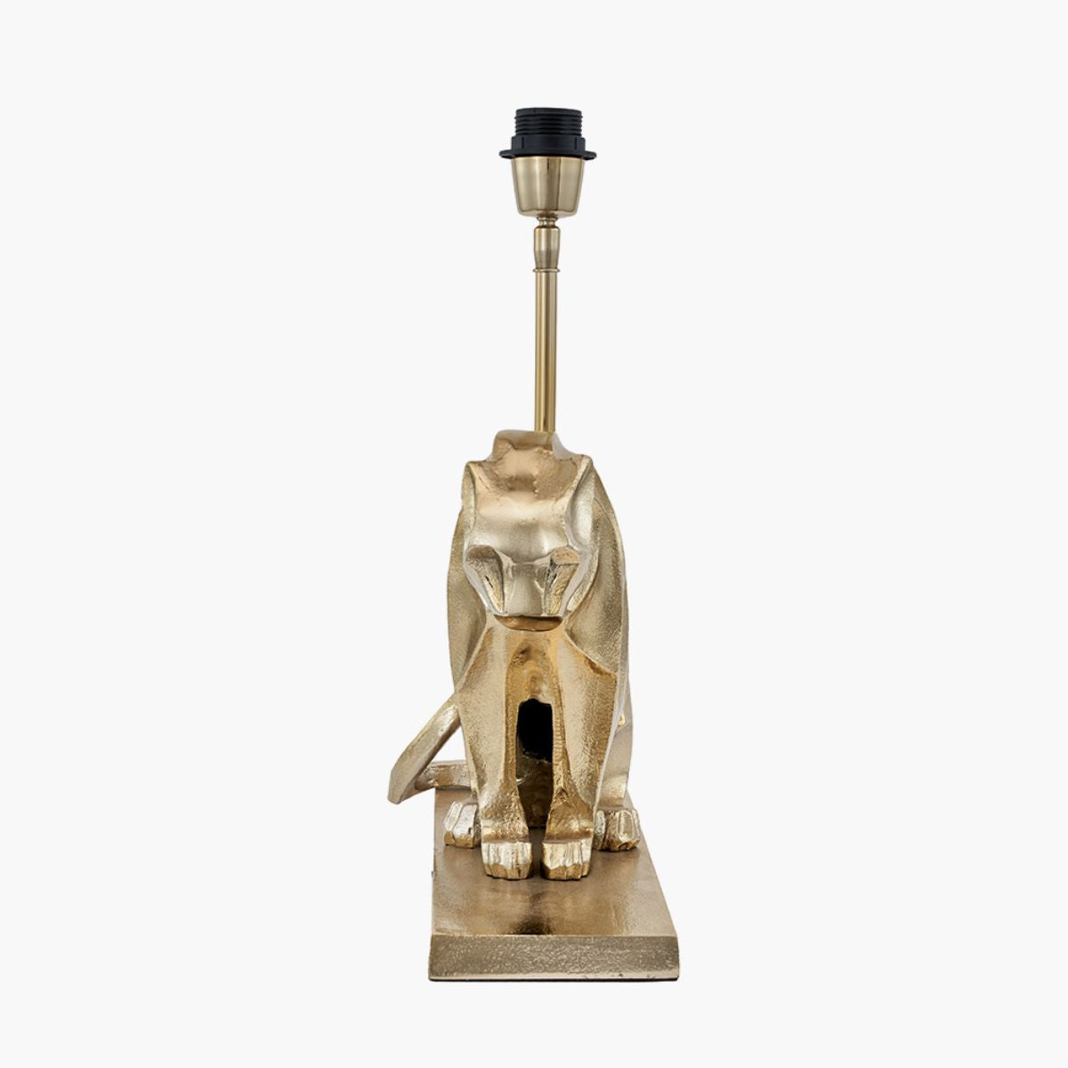 Pacific Lifestyle Osa Shiny Gold Metal Jaguar Table Lamp Base