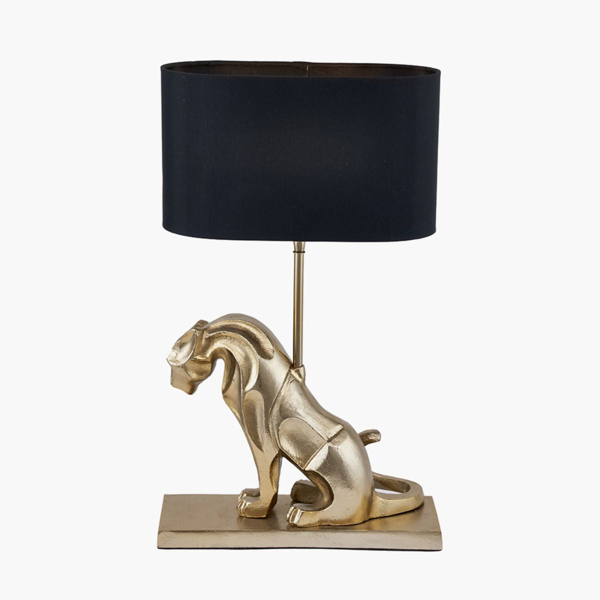 Pacific Lifestyle Osa Shiny Gold Metal Jaguar Table Lamp Base
