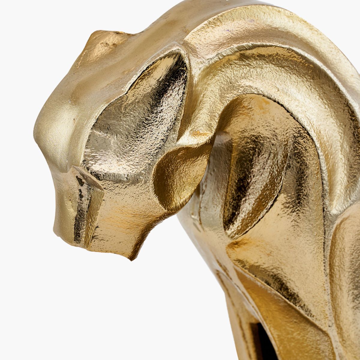 Pacific Lifestyle Osa Shiny Gold Metal Jaguar Table Lamp Base