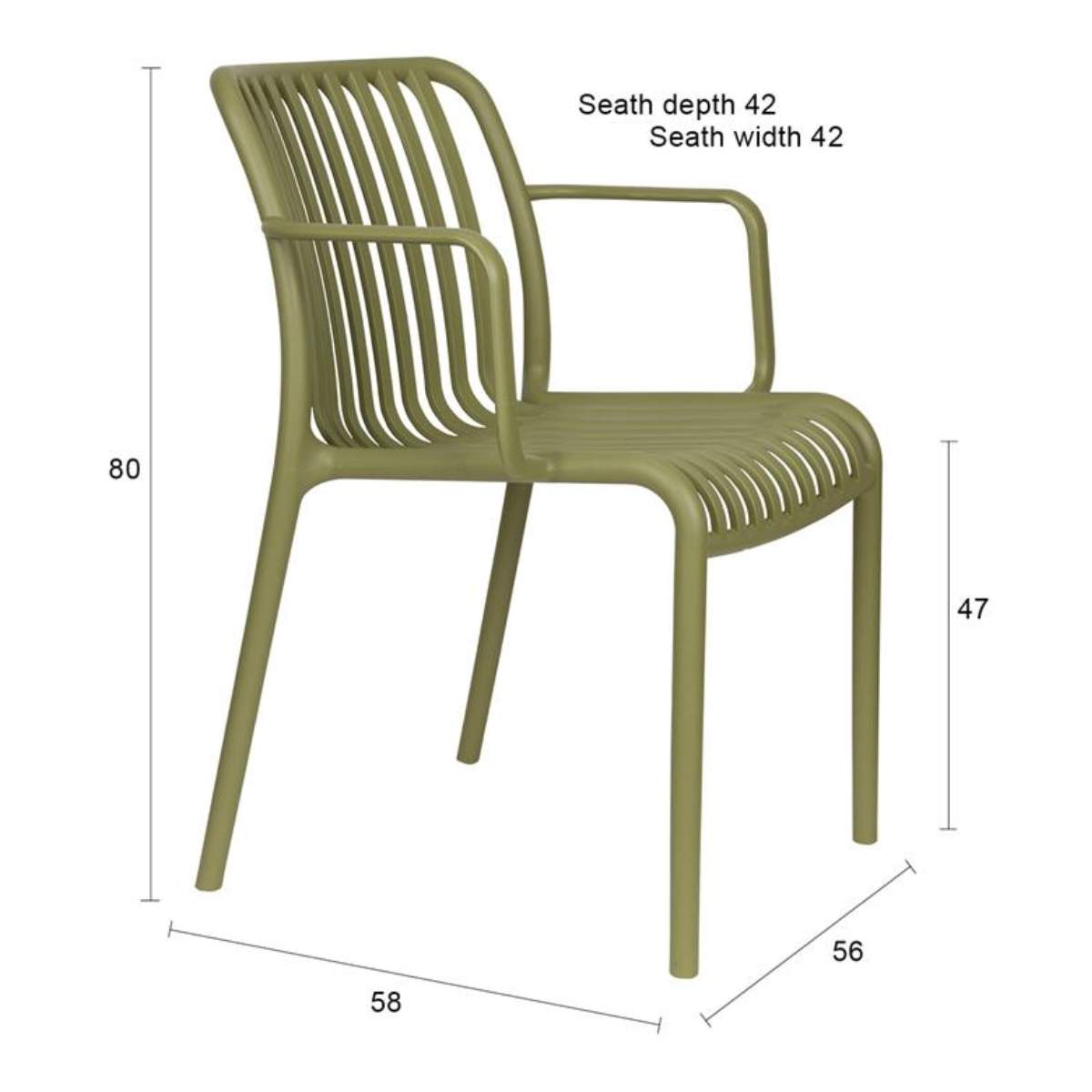 Beau&Co Outdoor Armchair Mante