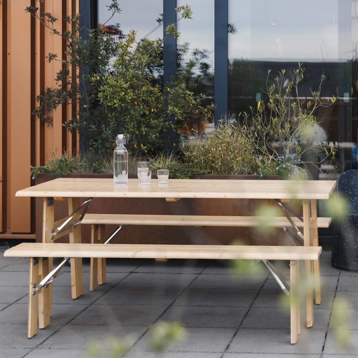 Zuiver Outdoor Bench Avenue Natural