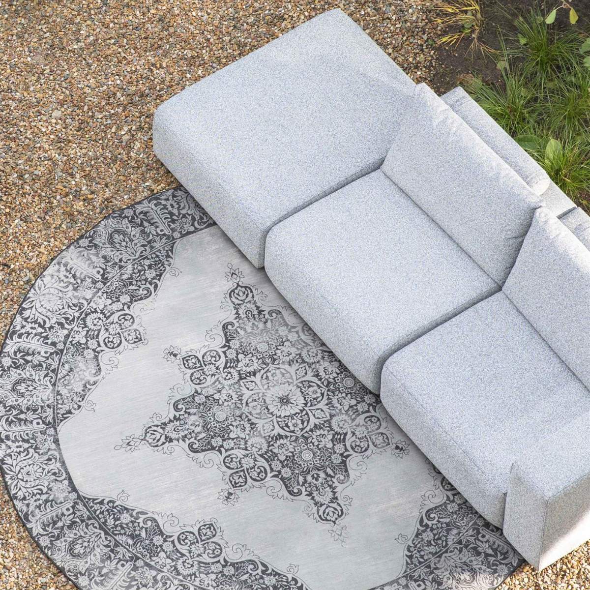 Zuiver Outdoor Carpet Coventry Round 280 Black