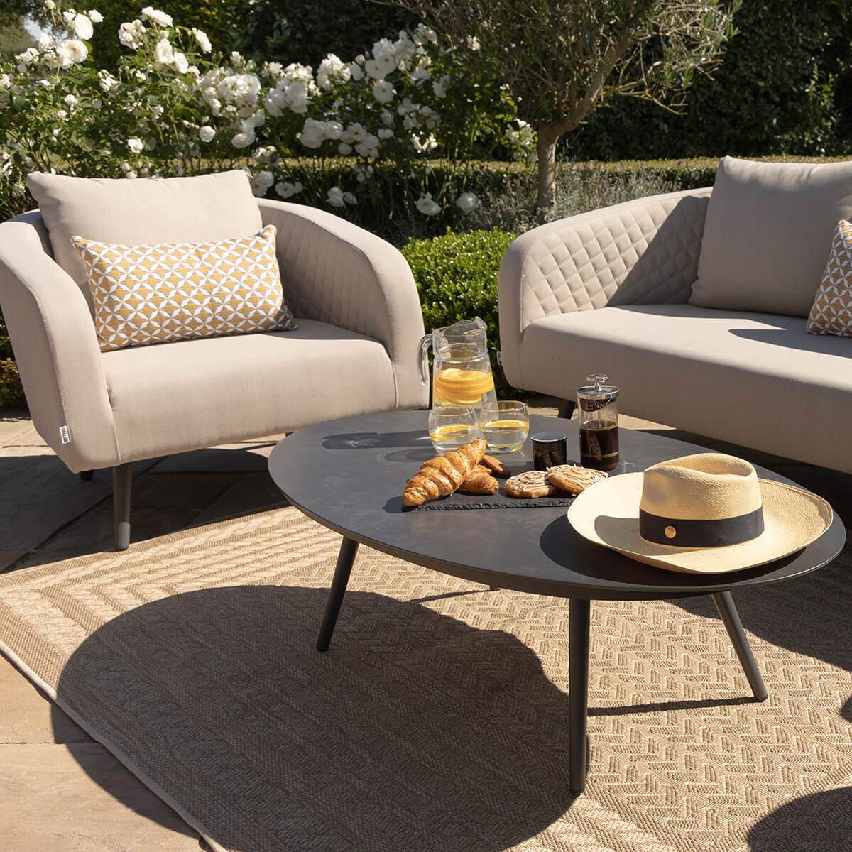 Maze - Outdoor Fabric Ambition 3 Seat Sofa Set