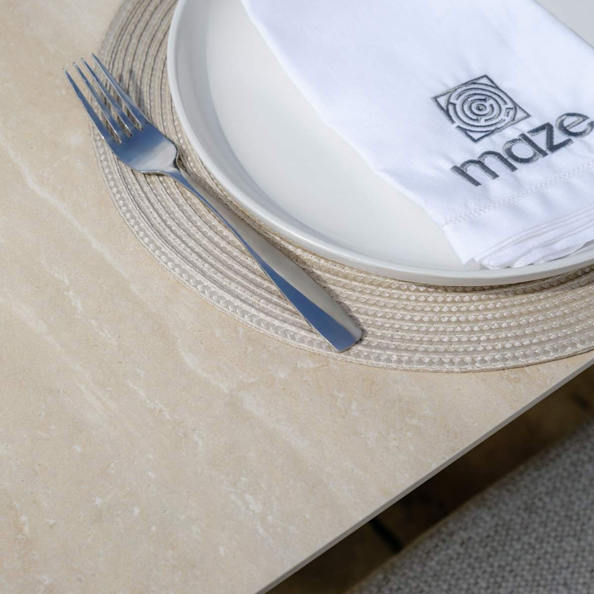Maze - Outdoor Fabric Ambition 8-12 Seat Maxim Extending Dining Set