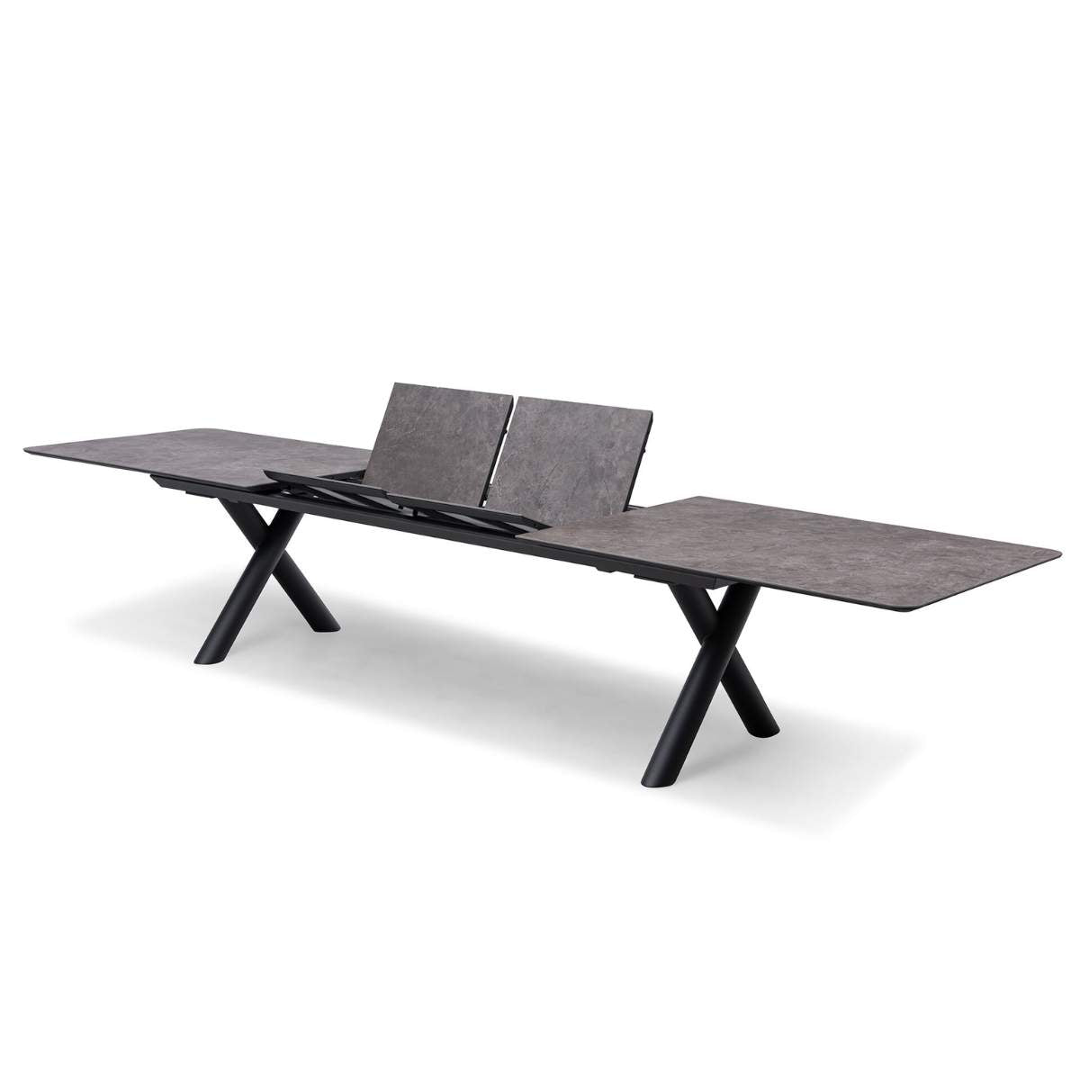 Maze - Outdoor Fabric Ambition 8-12 Seat Maxim Extending Dining Set