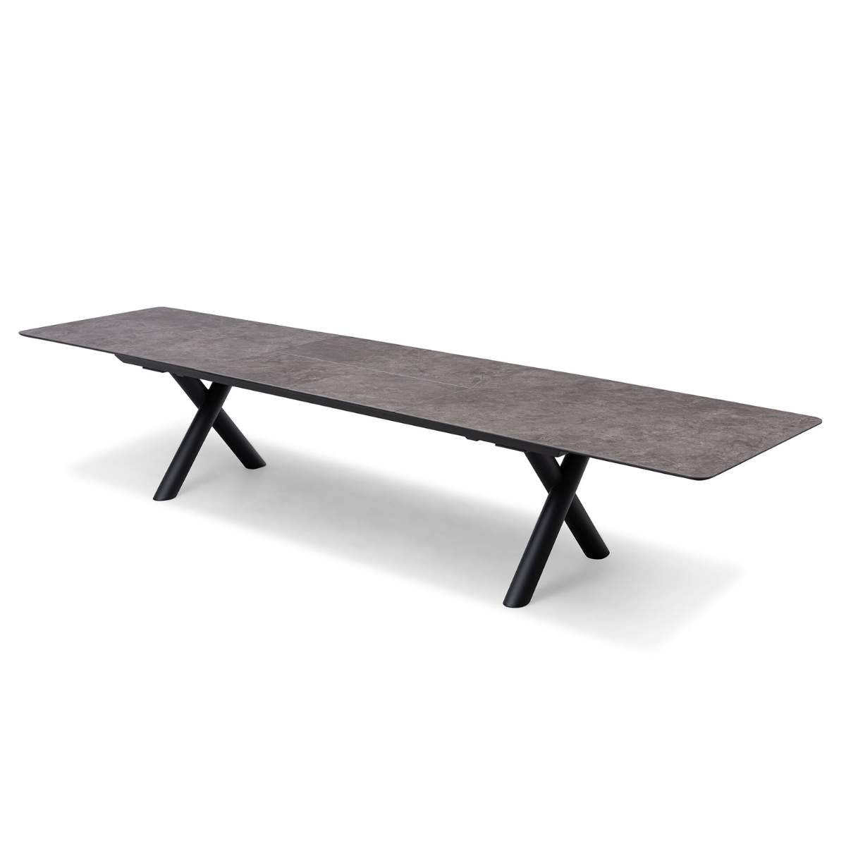 Maze - Outdoor Fabric Ambition 8-12 Seat Maxim Extending Dining Set
