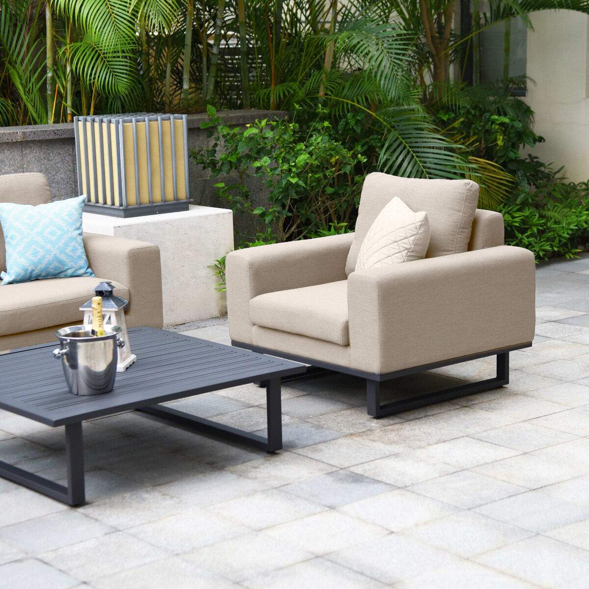 Maze - Outdoor Fabric Ethos 2 Seat Sofa Set