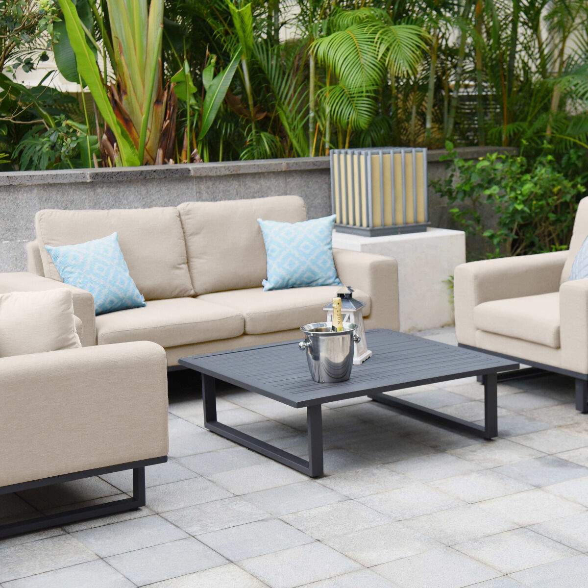 Maze - Outdoor Fabric Ethos 2 Seat Sofa Set