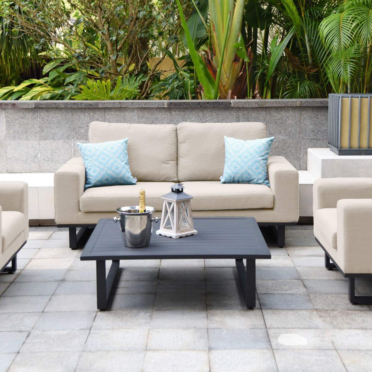 Maze - Outdoor Fabric Ethos 2 Seat Sofa Set
