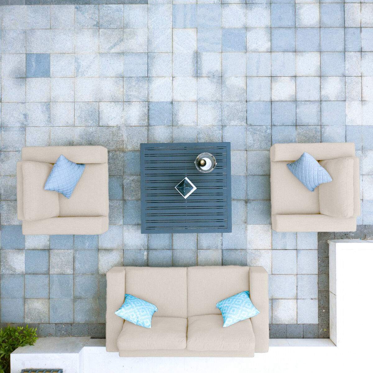 Maze - Outdoor Fabric Ethos 2 Seat Sofa Set