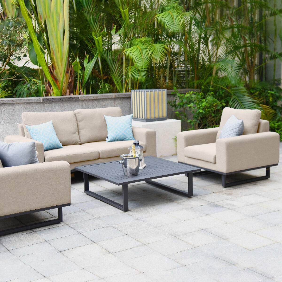 Maze - Outdoor Fabric Ethos 2 Seat Sofa Set