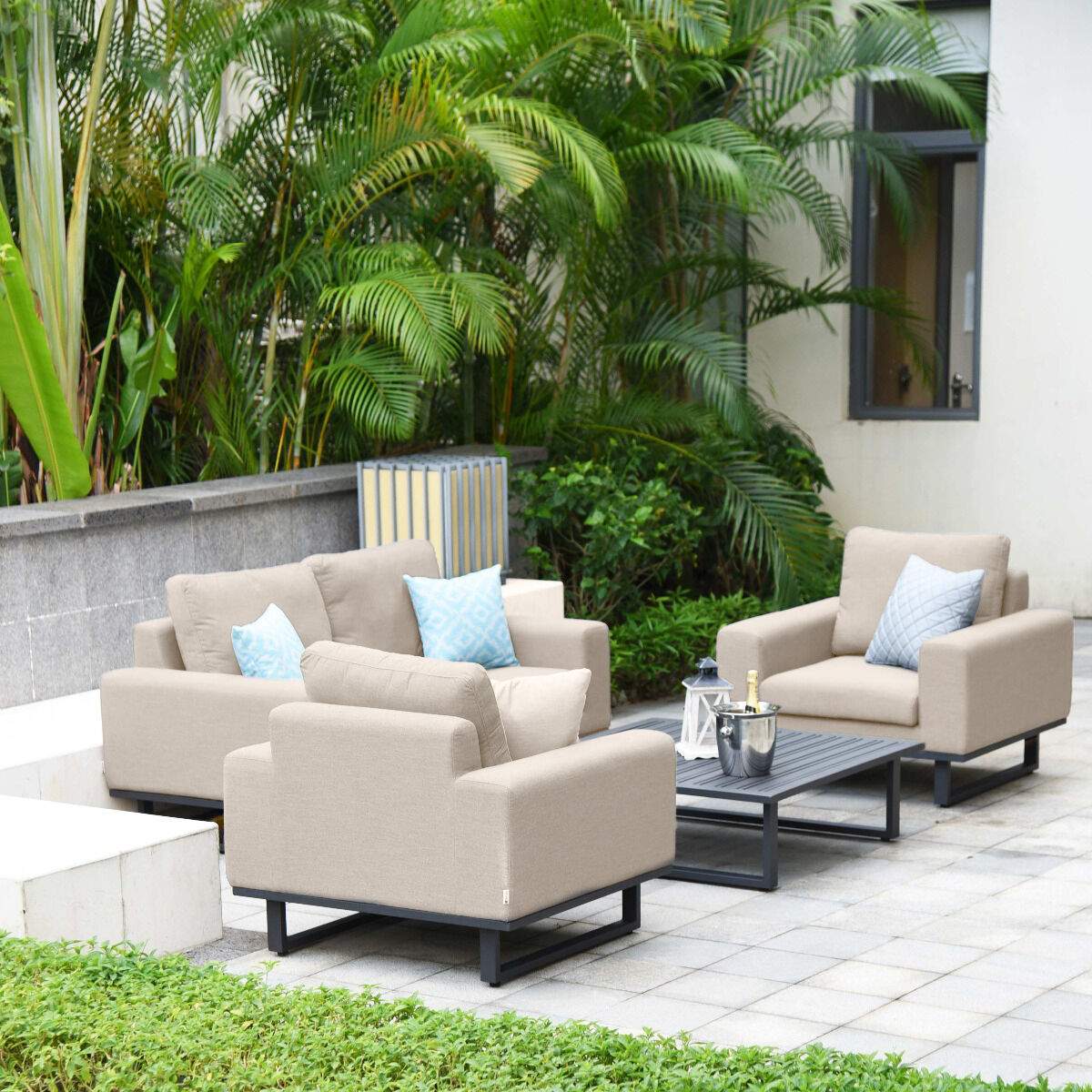 Maze - Outdoor Fabric Ethos 2 Seat Sofa Set