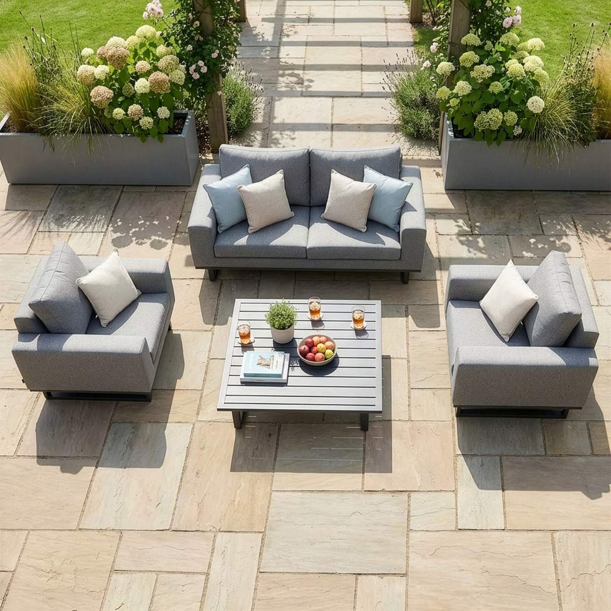 Maze - Outdoor Fabric Ethos 2 Seat Sofa Set