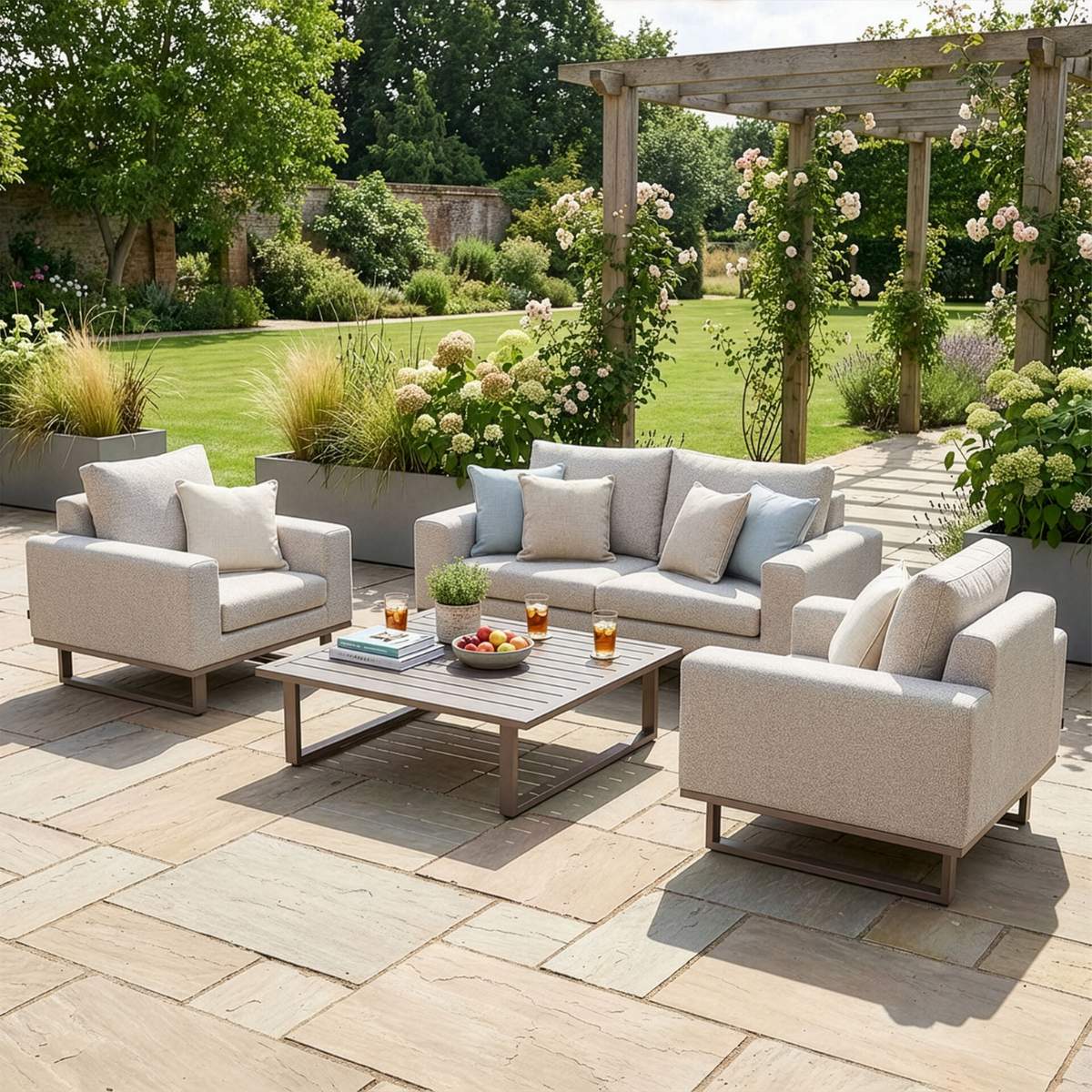 Maze - Outdoor Fabric Ethos 2 Seat Sofa Set