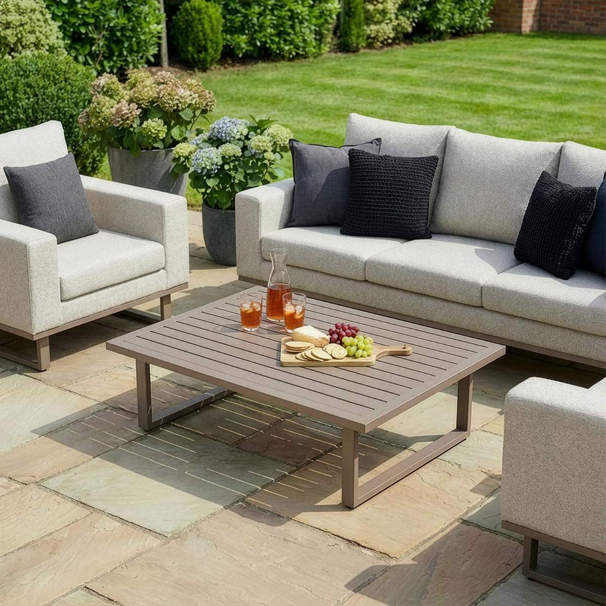 Maze - Outdoor Fabric Ethos 3 Seat Sofa Set
