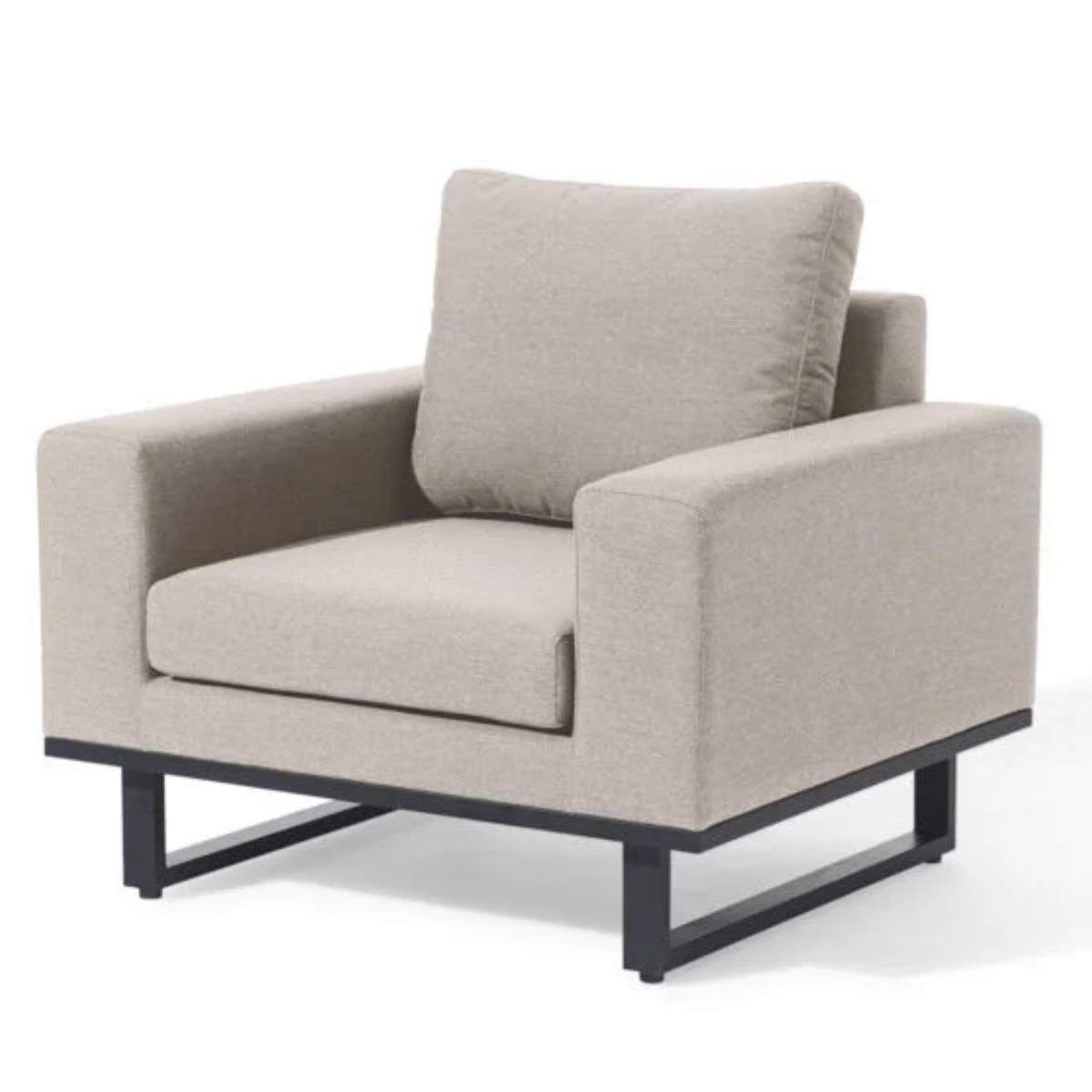 Maze - Outdoor Fabric Ethos Garden Sofa Armchair - Oatmeal