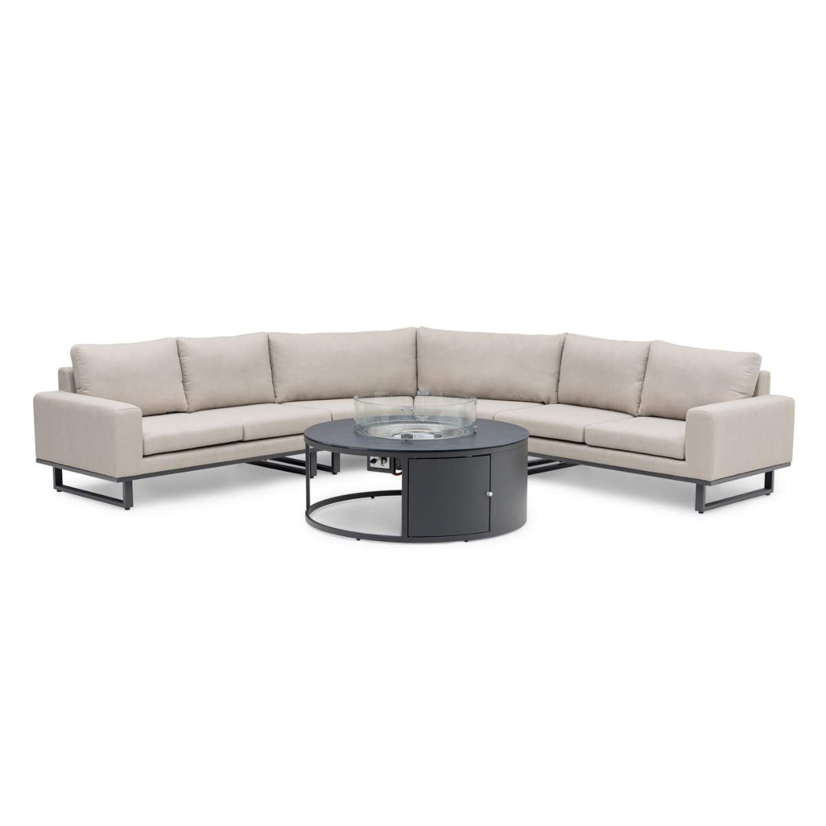 Maze - Outdoor Fabric Ethos Grande Corner Sofa Set