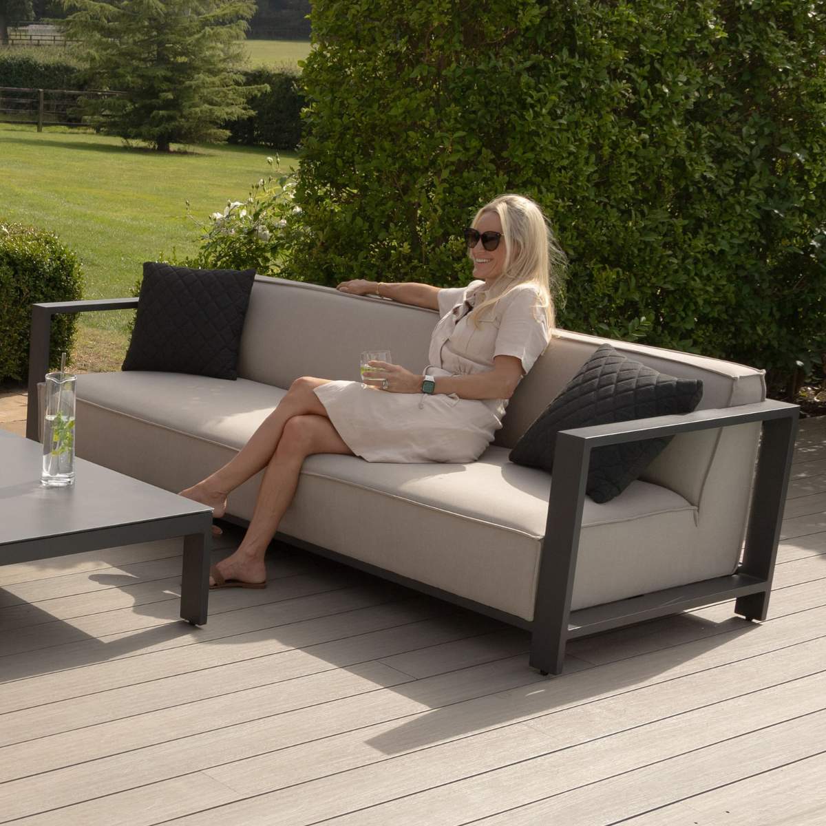 Maze - Outdoor Fabric Ibiza 3 Seat Sofa