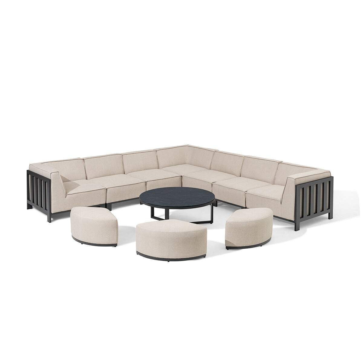 Maze - Outdoor Fabric Ibiza Large Corner Sofa Set