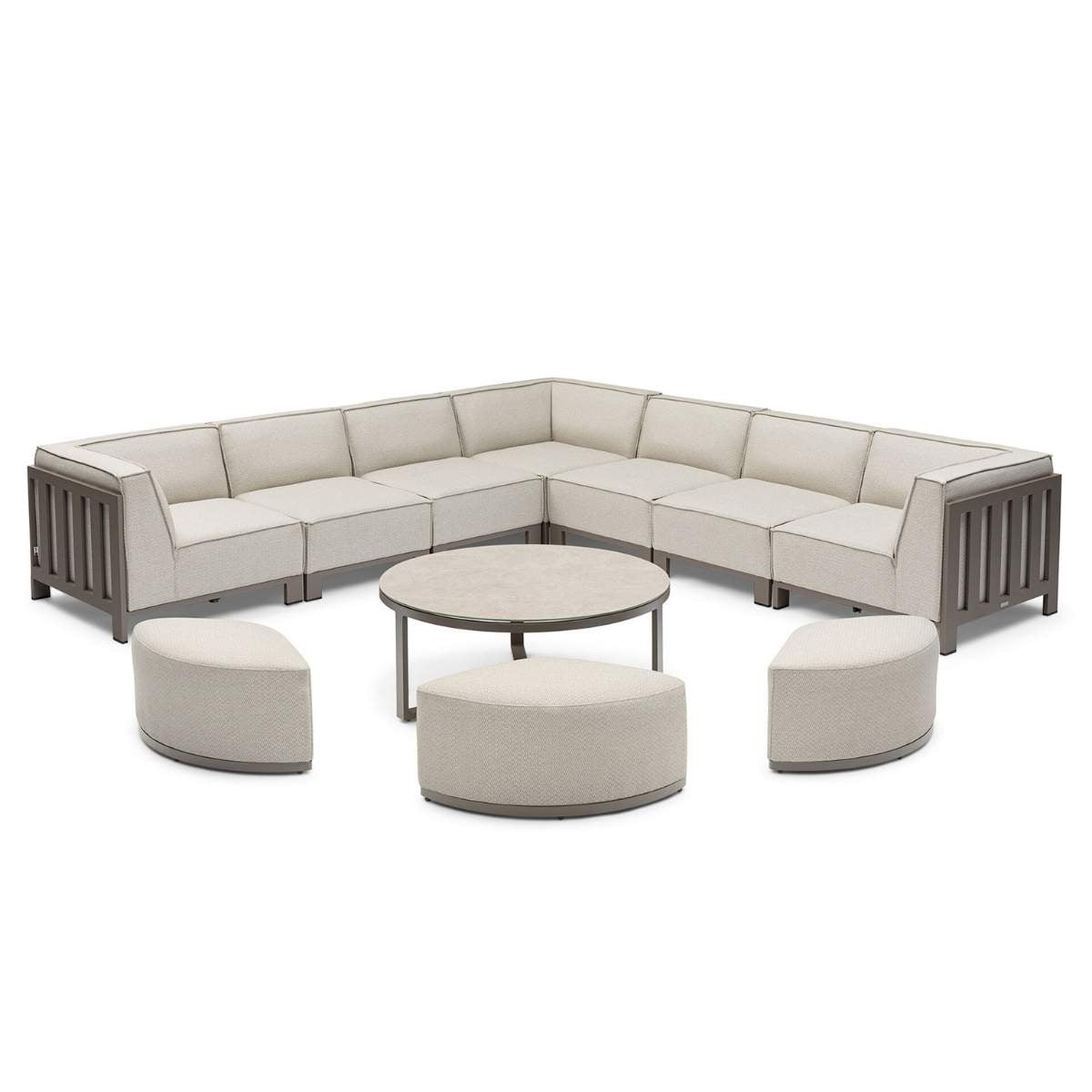 Maze - Outdoor Fabric Ibiza Large Corner Sofa Set