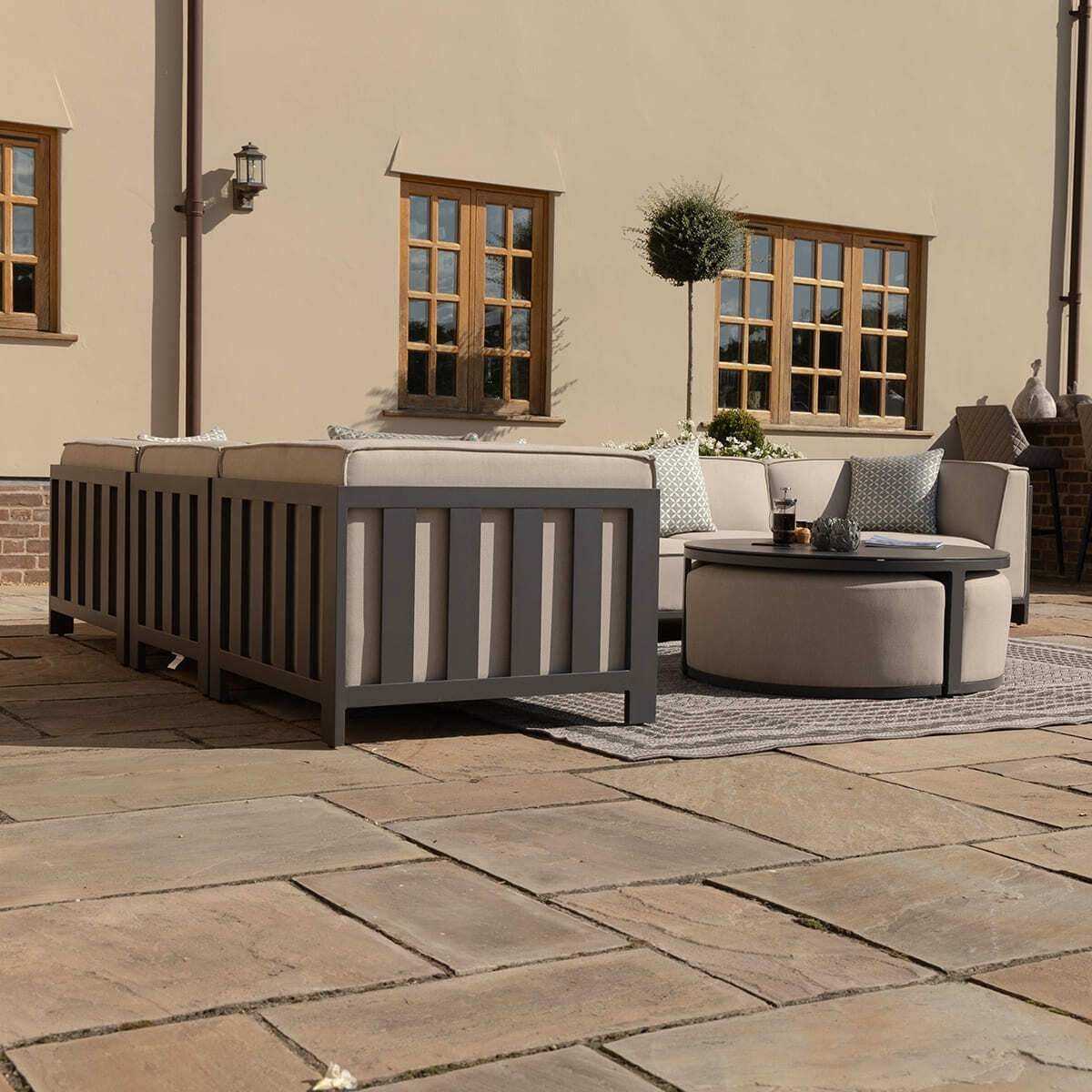 Maze - Outdoor Fabric Ibiza Large Corner Sofa Set