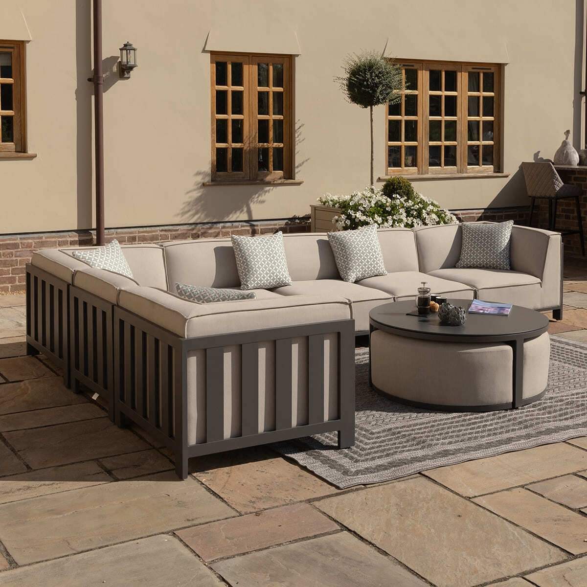 Maze - Outdoor Fabric Ibiza Large Corner Sofa Set