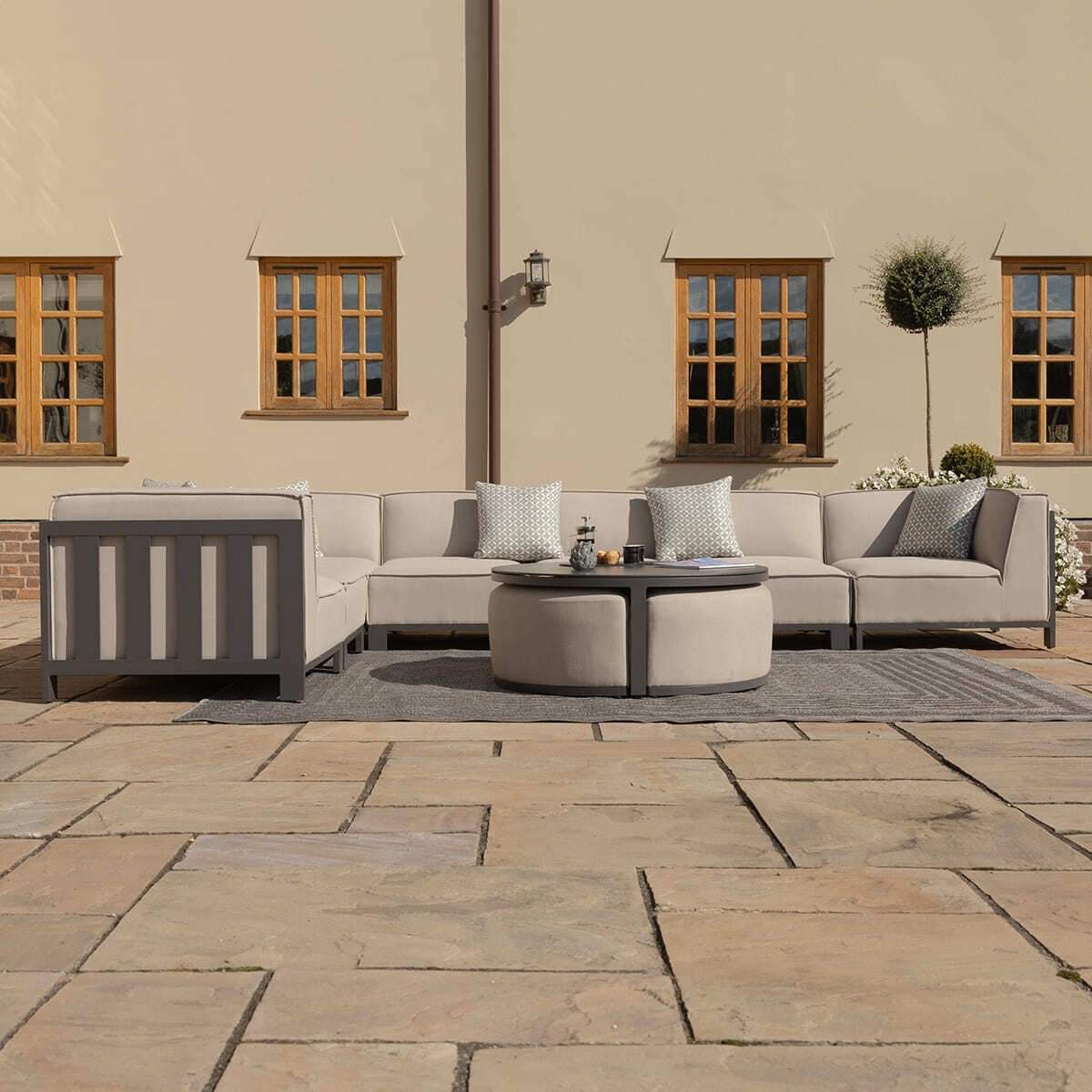 Maze - Outdoor Fabric Ibiza Large Corner Sofa Set